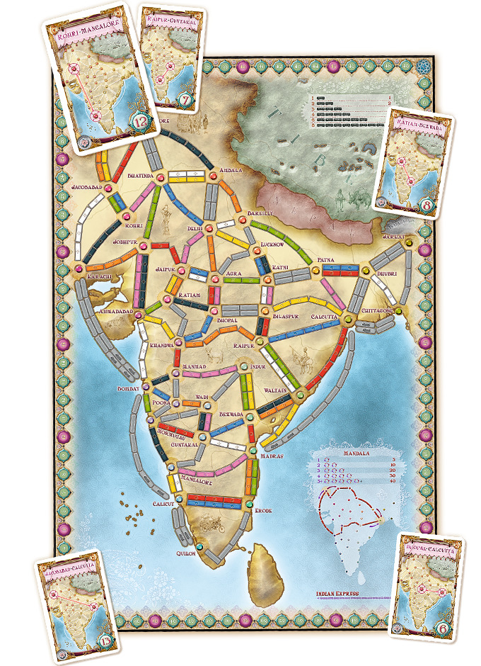 Ticket to Ride : India - Map Collection Vol. 2